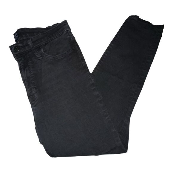 J. Crew 10 inch high waist black jeans - Picture 1 of 2